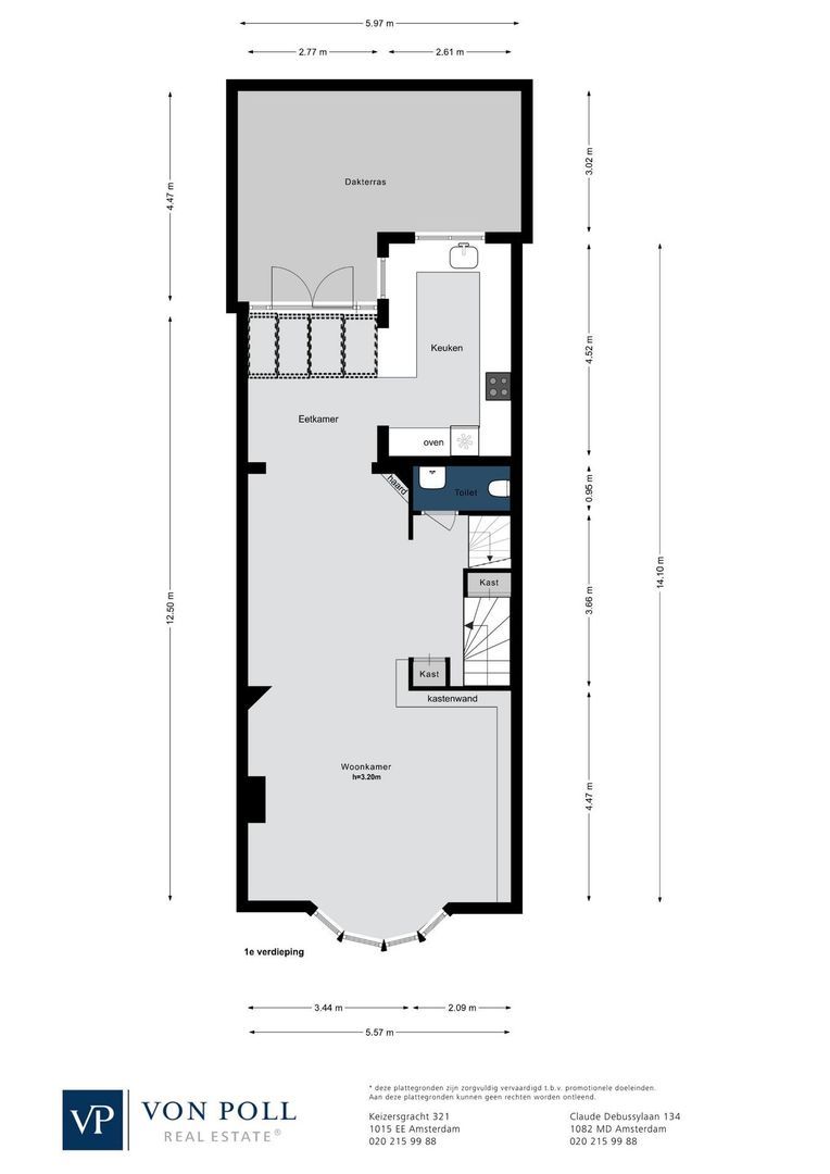 Valeriusstraat 193 1, Amsterdam plattegrond-0