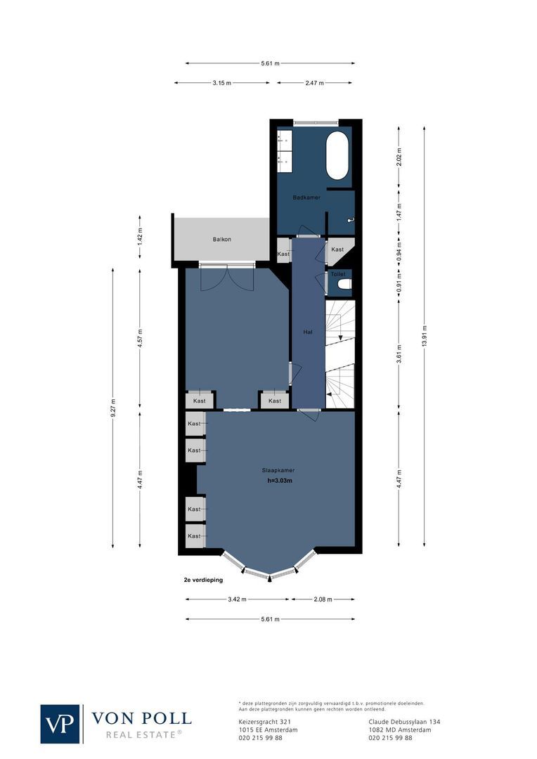 Valeriusstraat 193 1, Amsterdam plattegrond-1