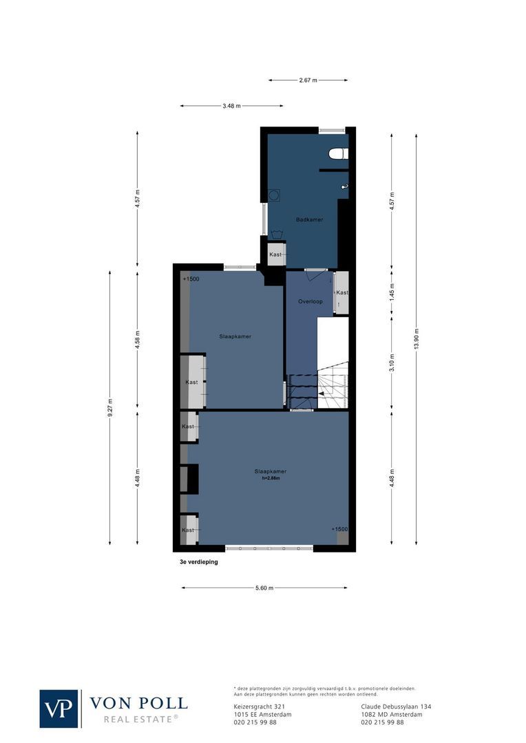 Valeriusstraat 193 1, Amsterdam plattegrond-2