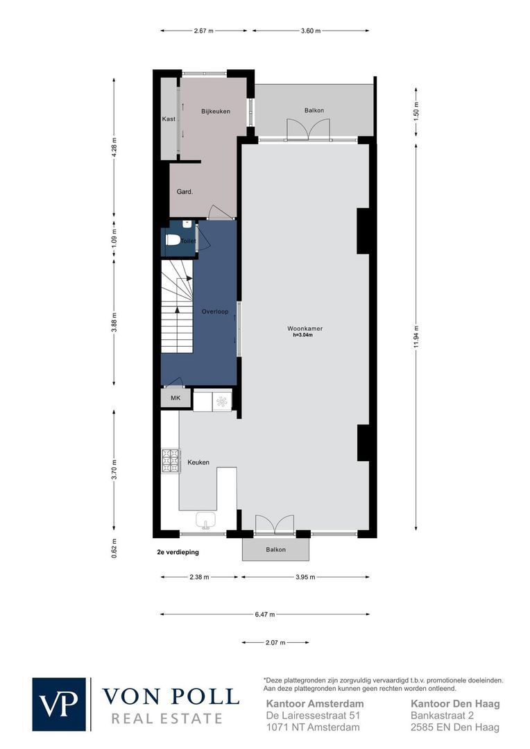Johannes Verhulststraat 169 2, Amsterdam plattegrond-2