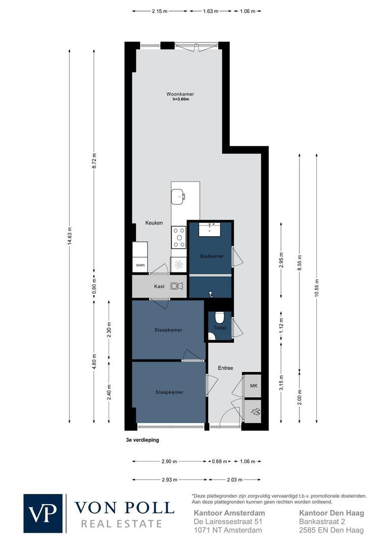 Van Oldenbarneveldtstraat 54 V, Amsterdam plattegrond-0