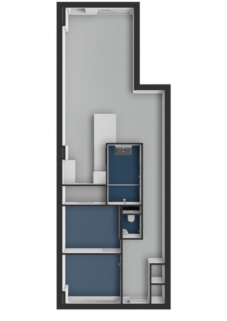 Van Oldenbarneveldtstraat 54 V, Amsterdam plattegrond-1