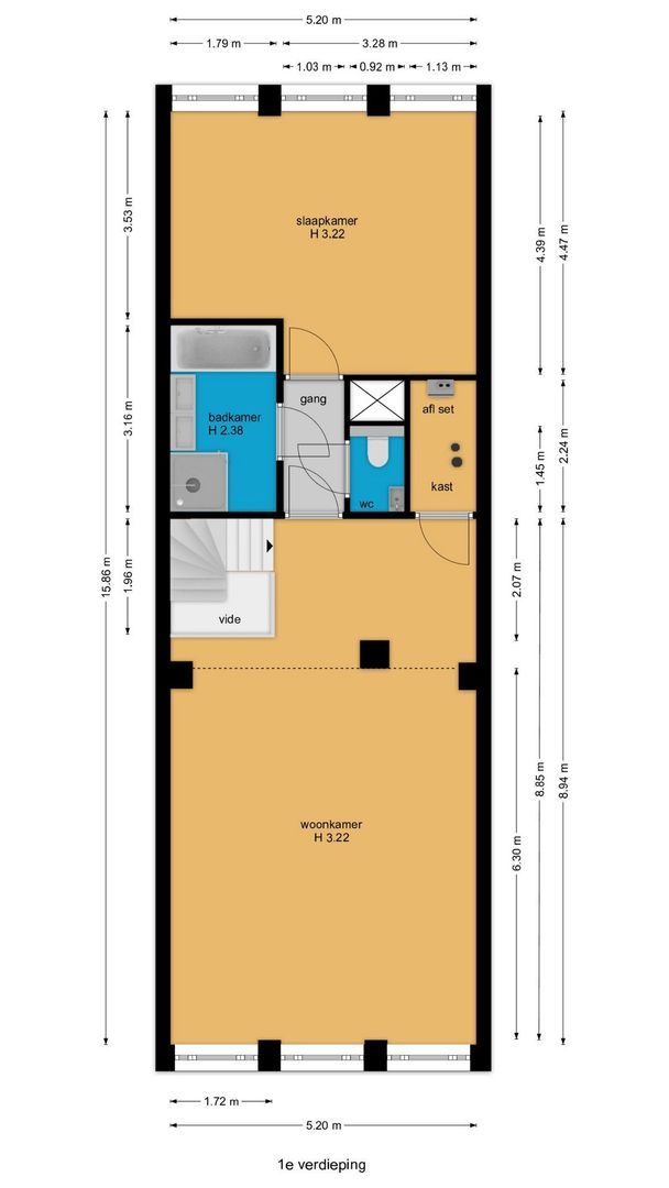 Plesmanweg 573, Den Haag plattegrond-1