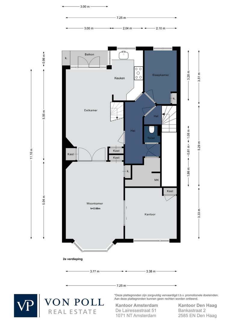 Grevelingenstraat 22 2, Amsterdam plattegrond-0
