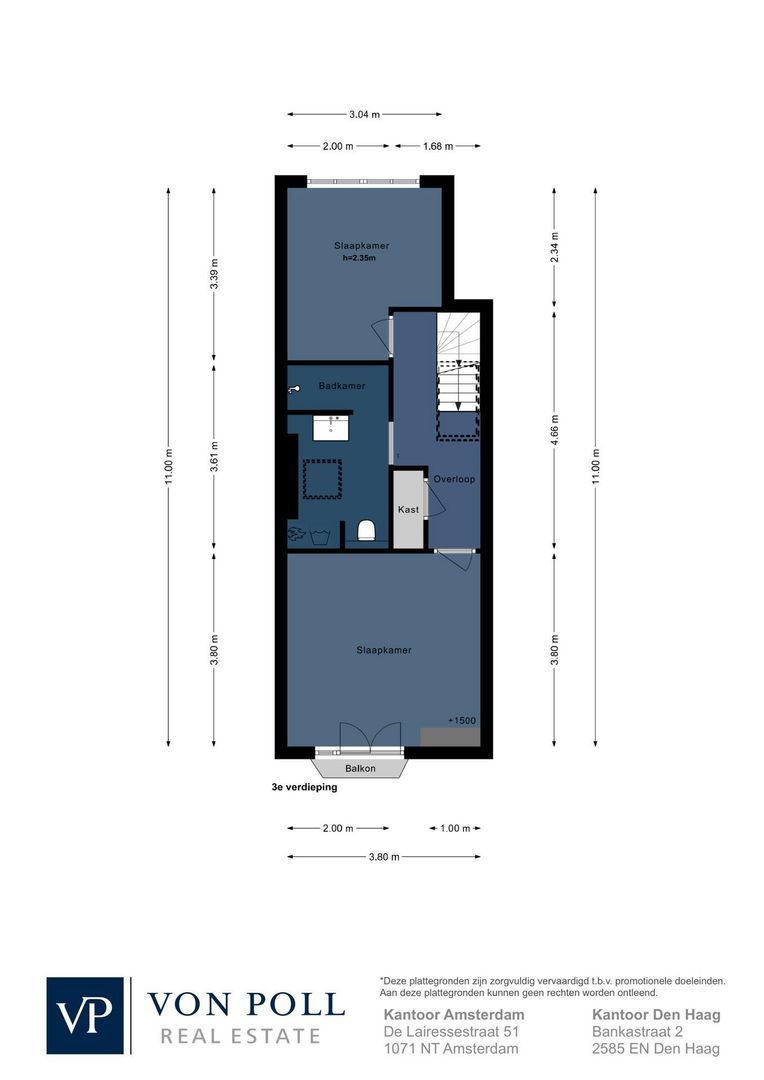 Grevelingenstraat 22 2, Amsterdam plattegrond-1