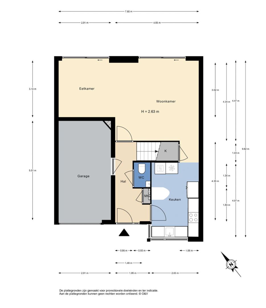 Gruttosingel 38, Den Haag plattegrond-0