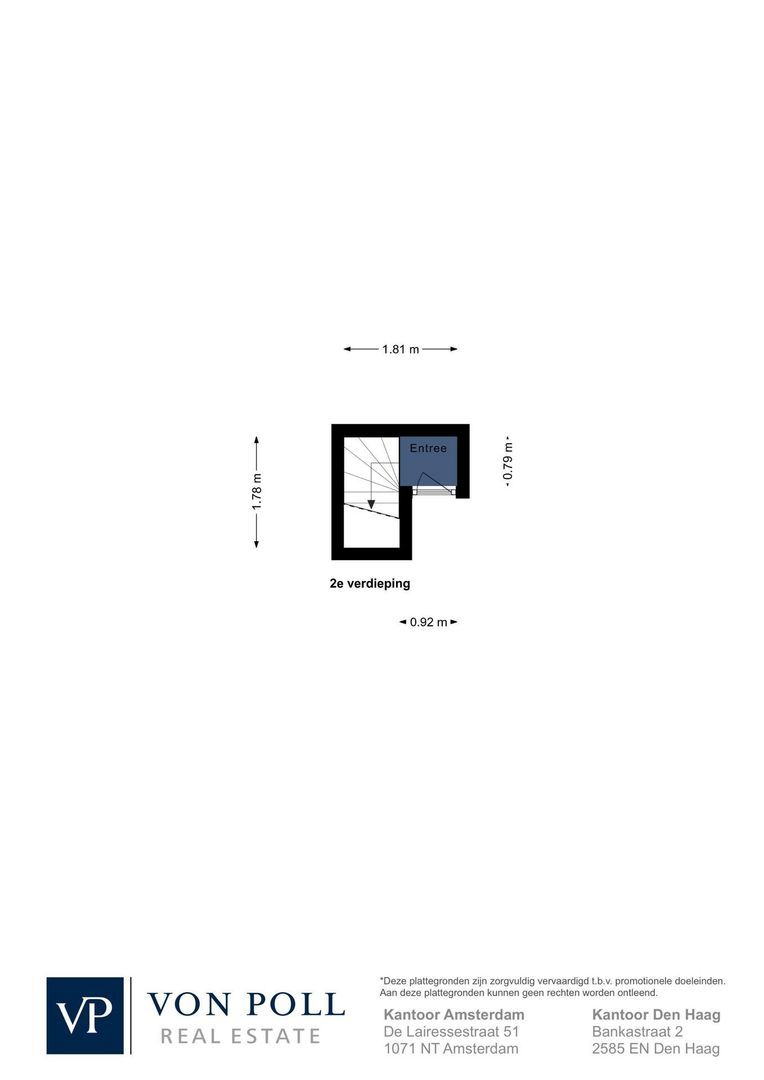 Frederiksstraat 5 3, Amsterdam plattegrond-0