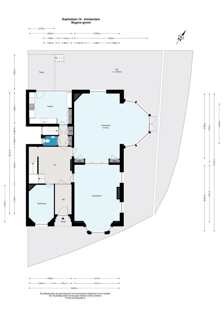 Sophialaan 14, Amsterdam plattegrond-3