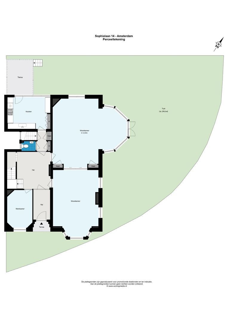 Sophialaan 14, Amsterdam plattegrond-0