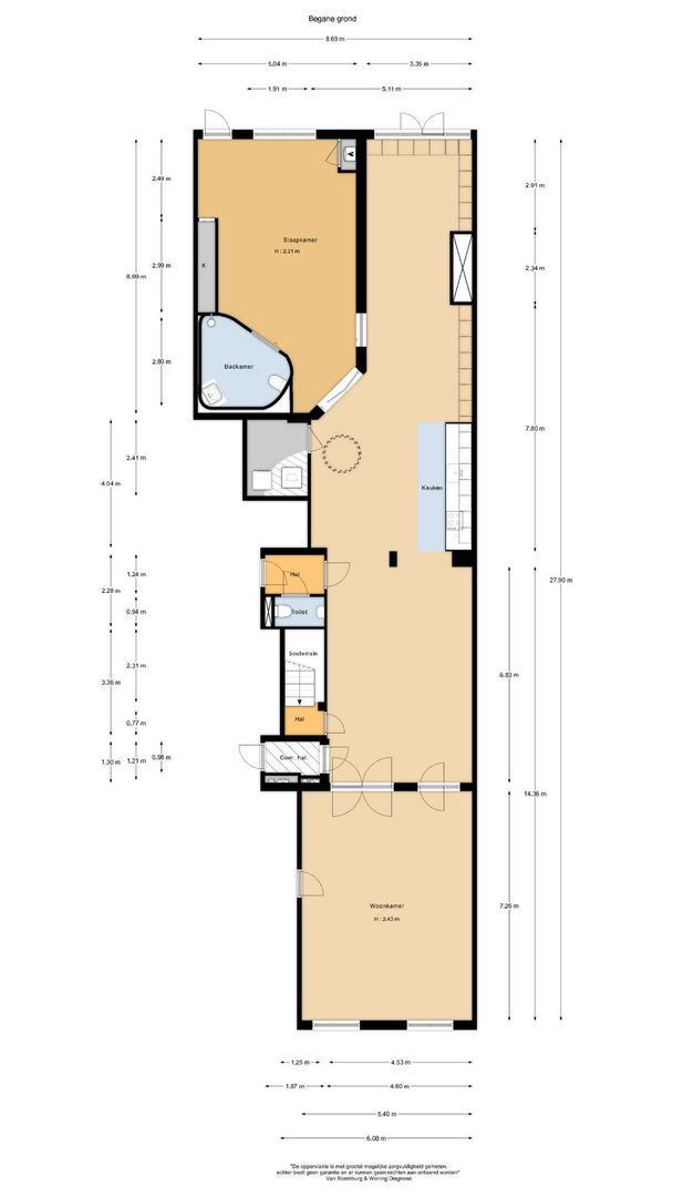 Keizersgracht 698 A, Amsterdam plattegrond-0