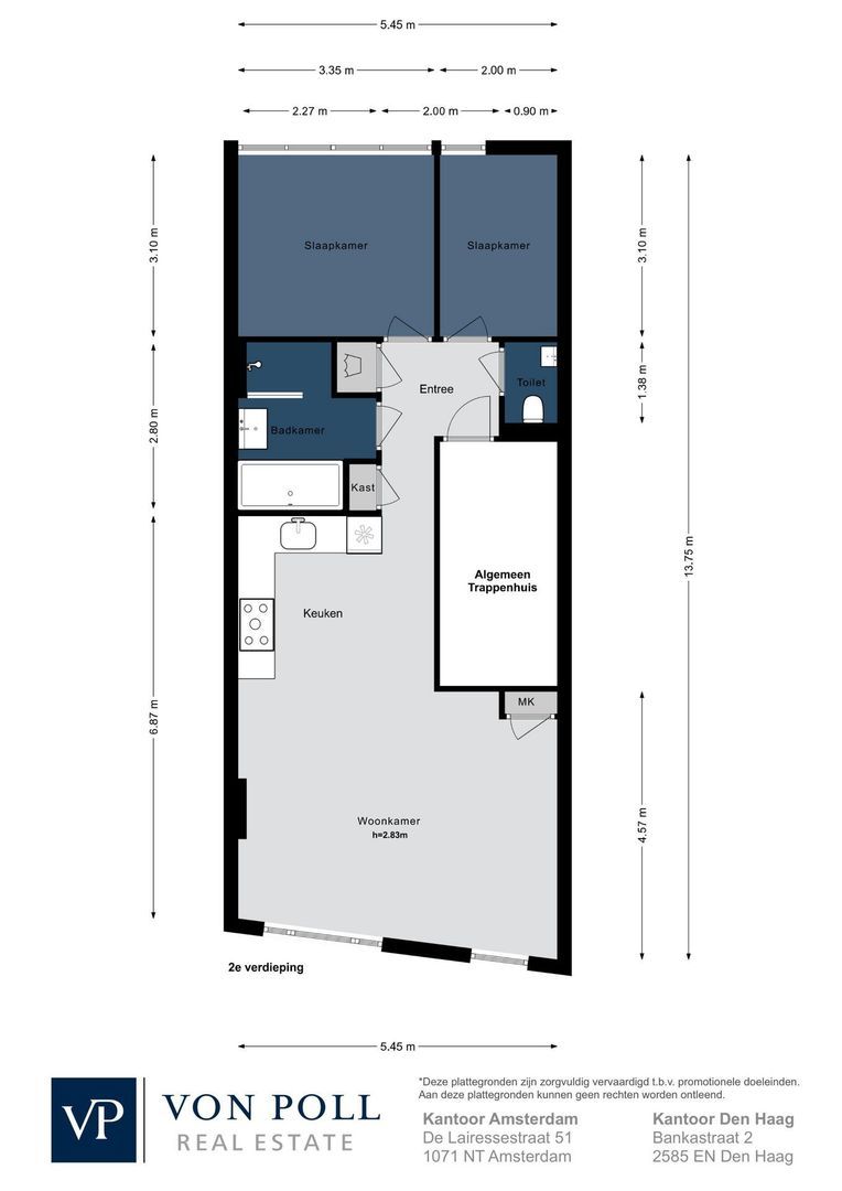 Da Costakade 87 2, Amsterdam plattegrond-0