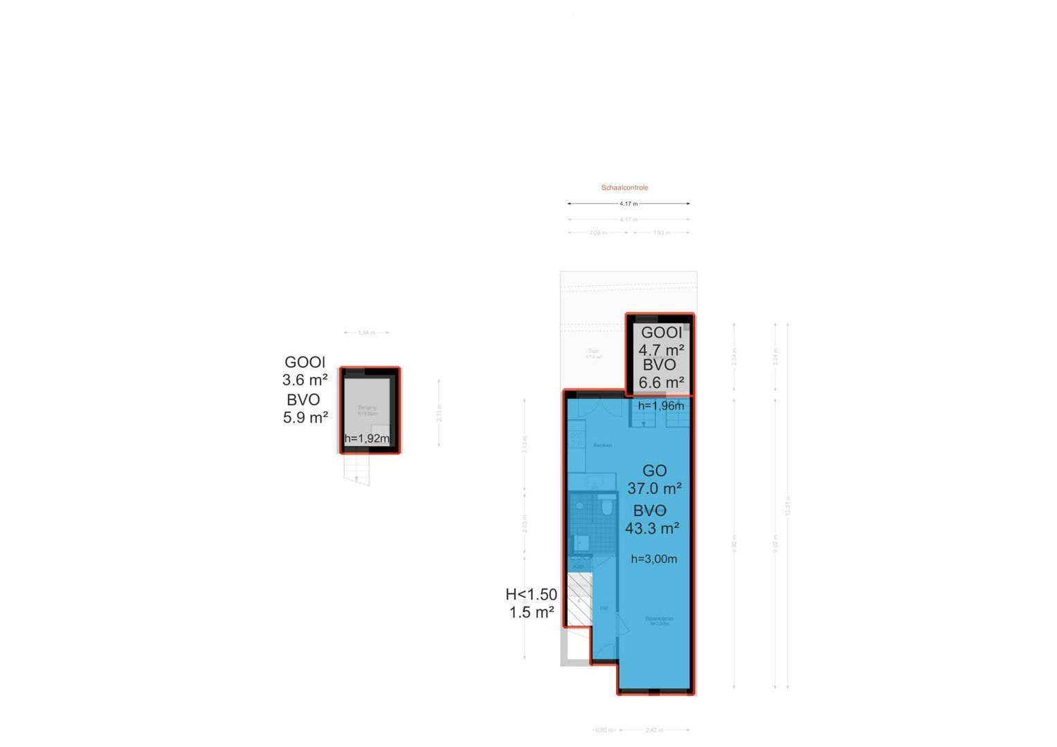 Daniël Stalpertstraat 19 H, Amsterdam plattegrond-3