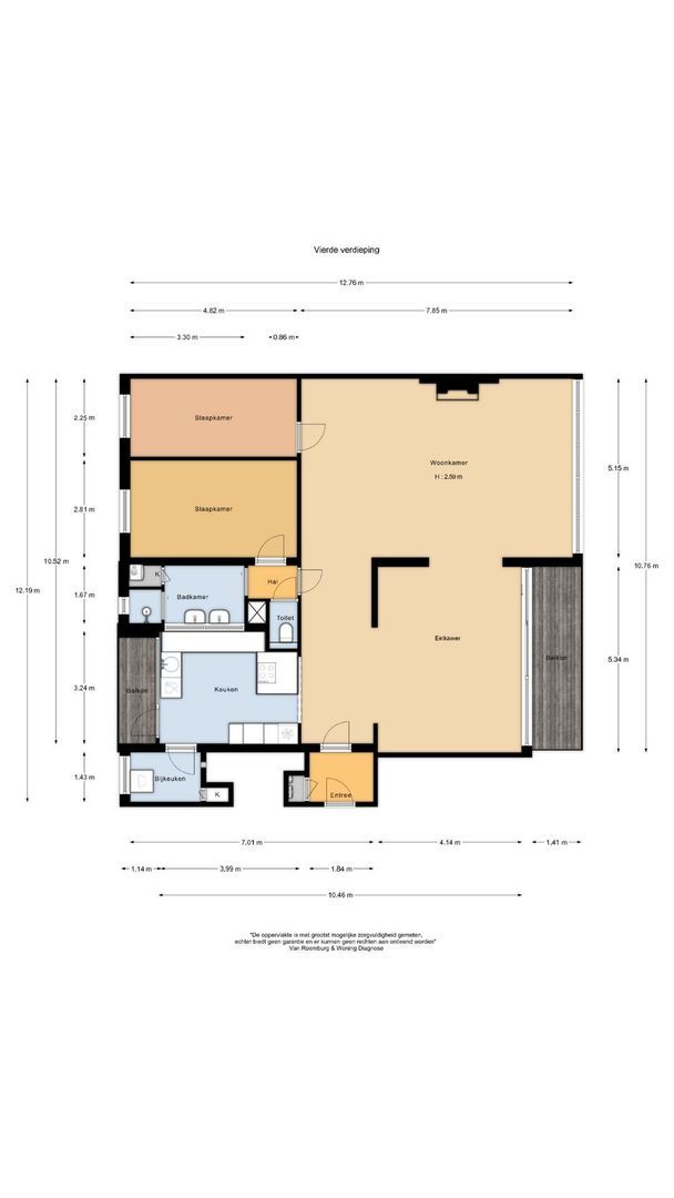 Beethovenstraat 192 4, Amsterdam plattegrond-0