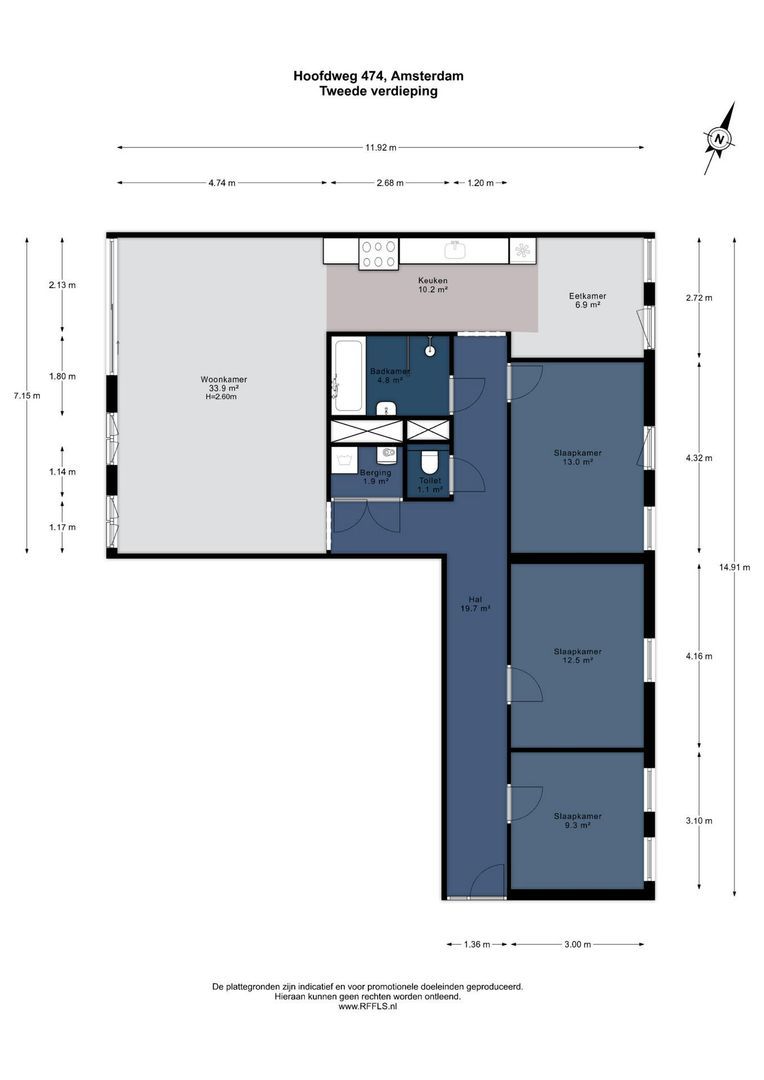 Hoofdweg 474, Amsterdam plattegrond-0