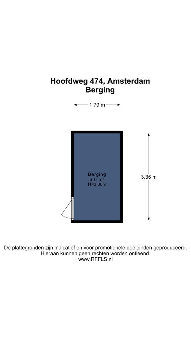 Hoofdweg 474, Amsterdam plattegrond-1
