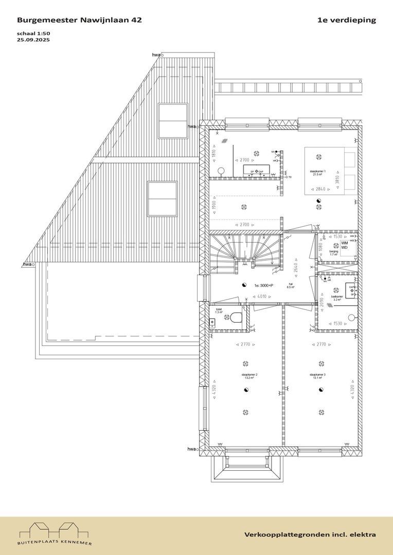 Burgemeester Nawijnlaan 42, Zandvoort plattegrond-1