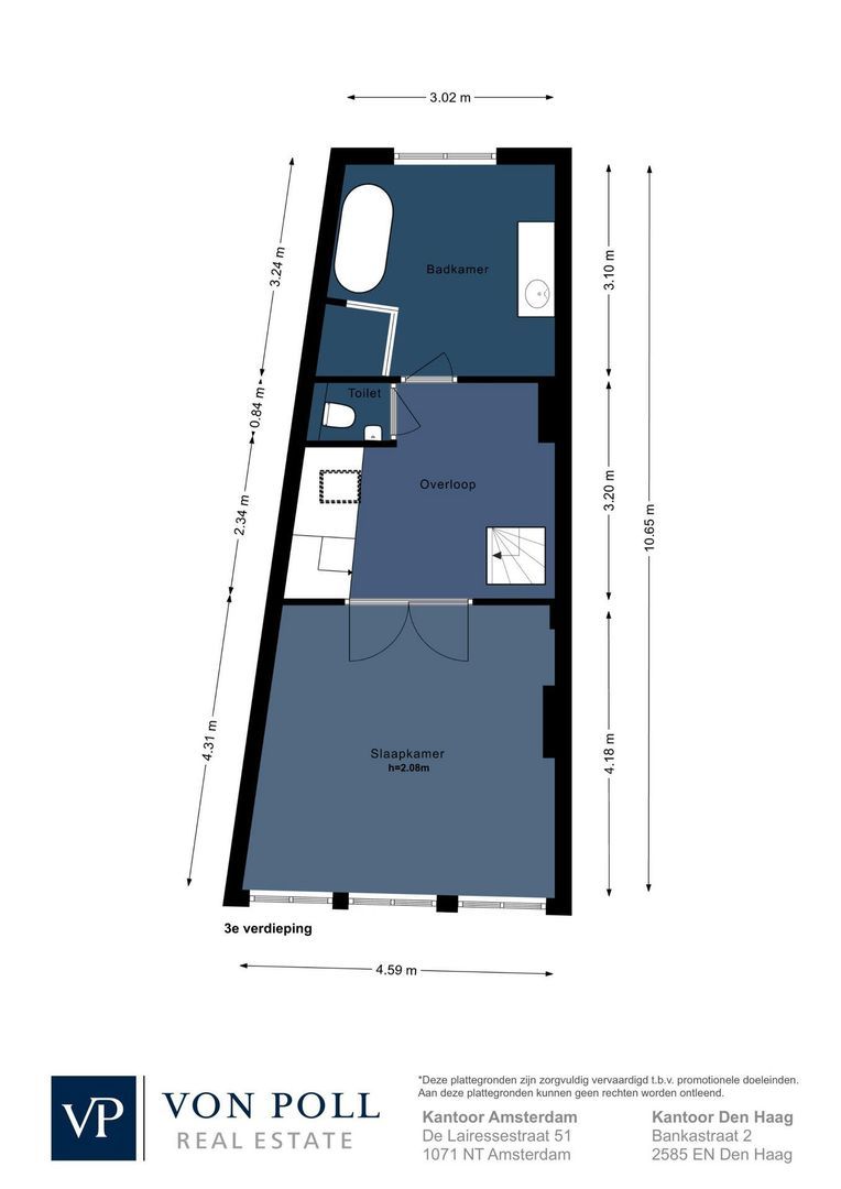 Korte Prinsengracht 23 H, Amsterdam plattegrond-2