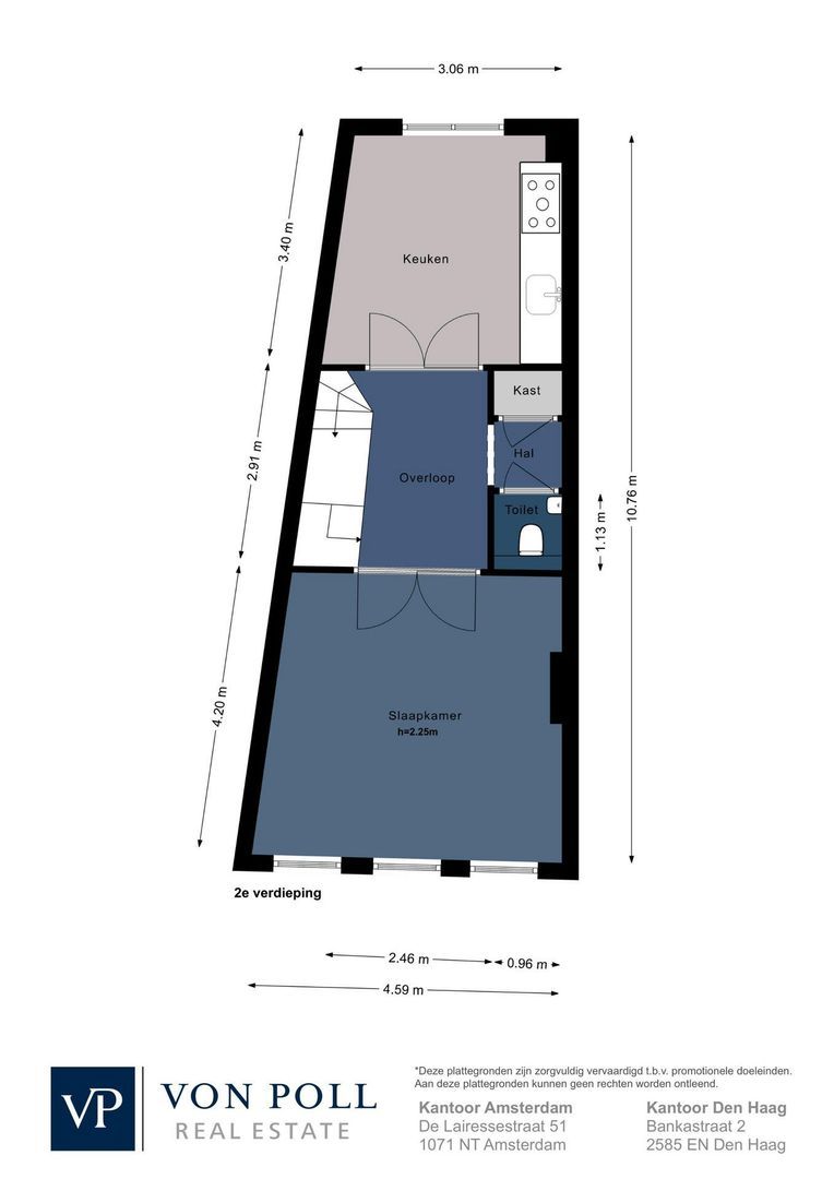 Korte Prinsengracht 23 H, Amsterdam plattegrond-1