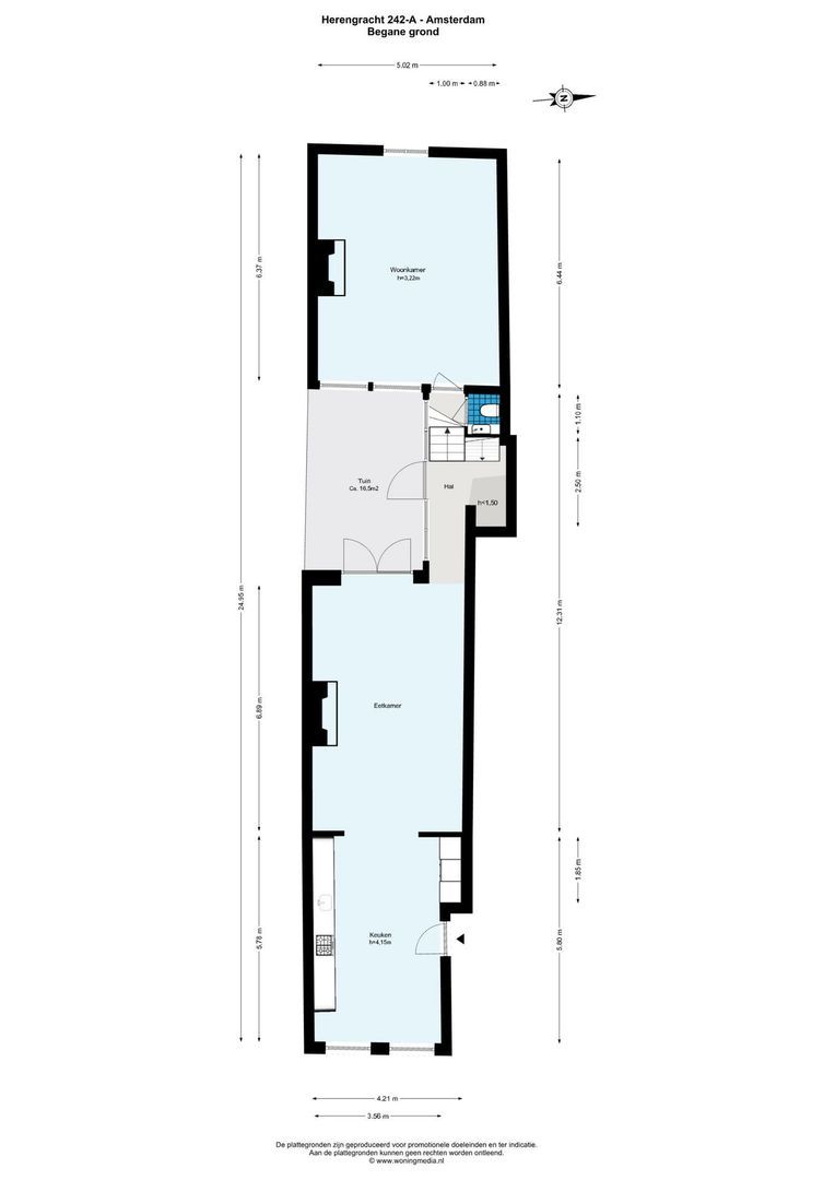 Herengracht 242 A, Amsterdam plattegrond-0