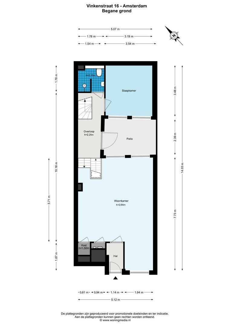 Vinkenstraat 16, Amsterdam plattegrond-0