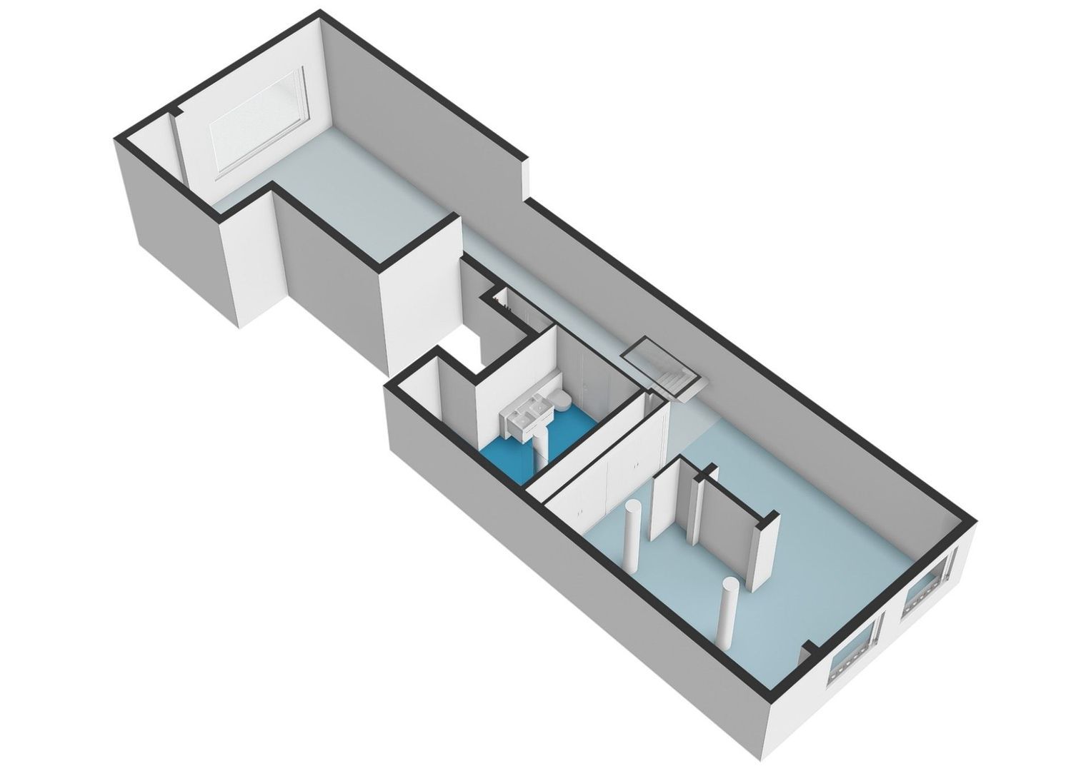Lijnbaansgracht 369 L, Amsterdam plattegrond-2
