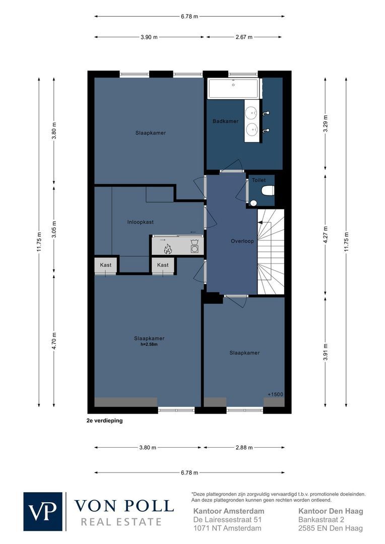 Willemsparkweg 202 B, Amsterdam plattegrond-1