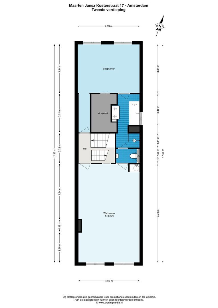 Maarten Jansz. Kosterstraat 17, Amsterdam plattegrond-2