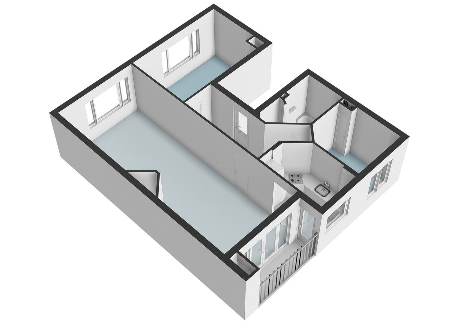 Roerstraat 41 2, Amsterdam plattegrond-2