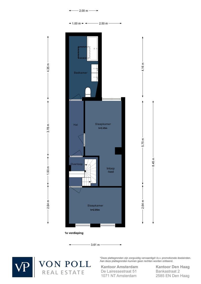 Lijnbaansgracht 280, Amsterdam plattegrond-0