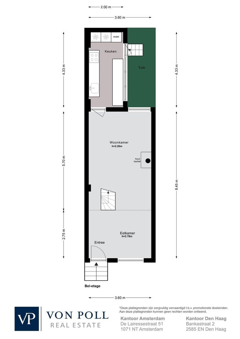 Lijnbaansgracht 280, Amsterdam plattegrond-2