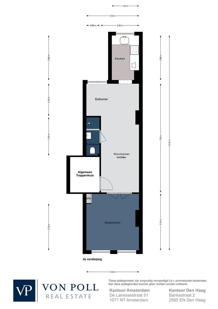 Tweede Jacob van Campenstraat 92 2R, Amsterdam plattegrond-0