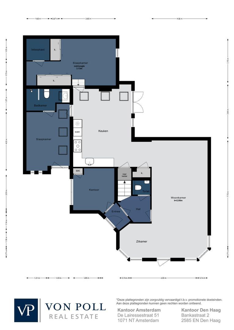 Badlaan 10, Amstelveen plattegrond-0