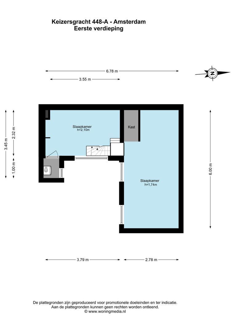 Keizersgracht 448 A, Amsterdam plattegrond-0