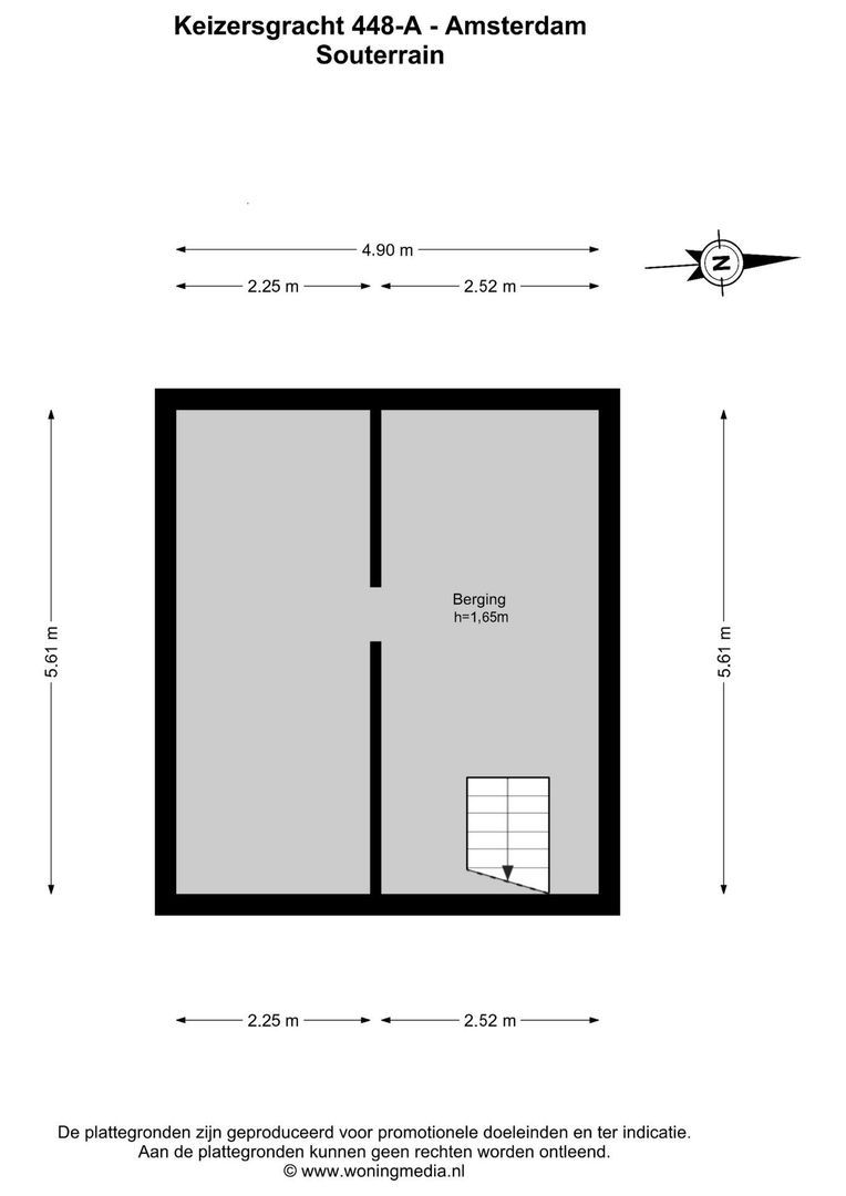 Keizersgracht 448 A, Amsterdam plattegrond-4