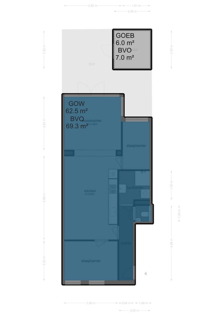 Fahrenheitstraat 82 H, Amsterdam plattegrond-0