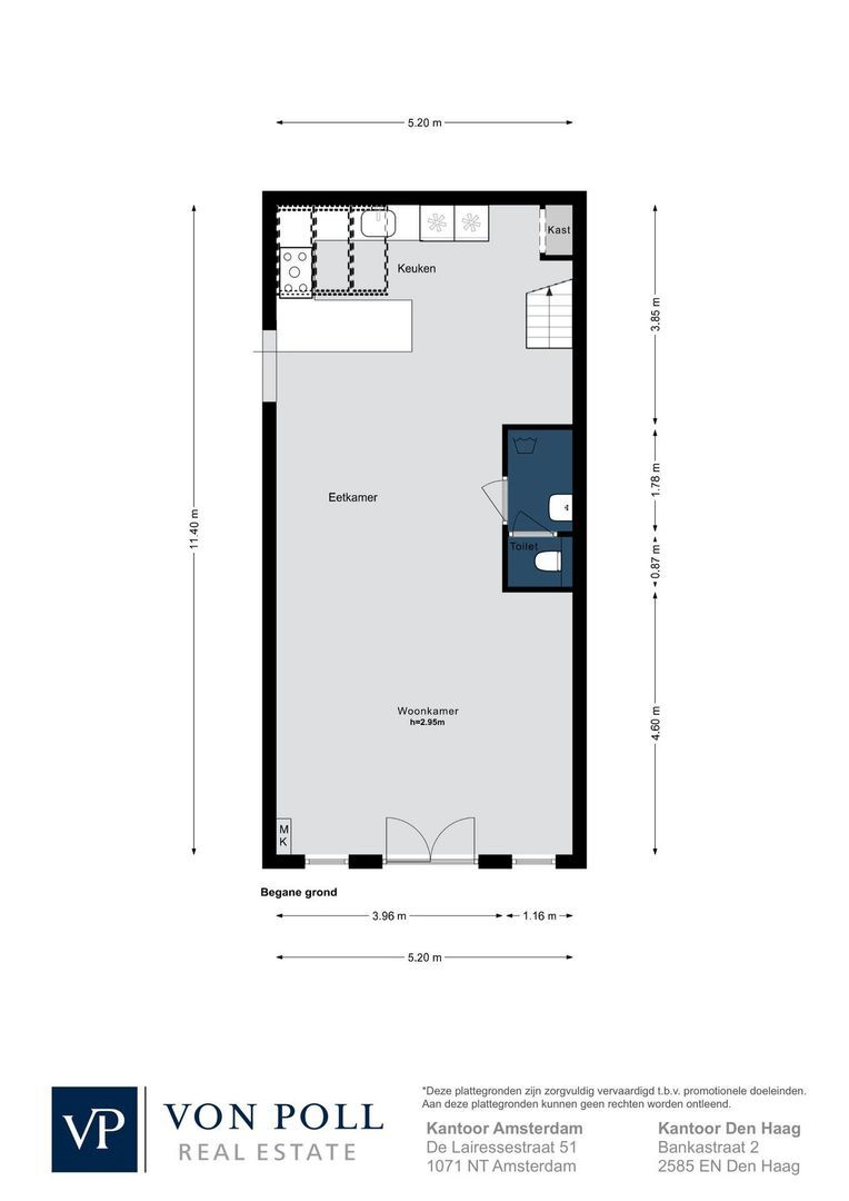 Laagte Kadijk 155, Amsterdam plattegrond-1