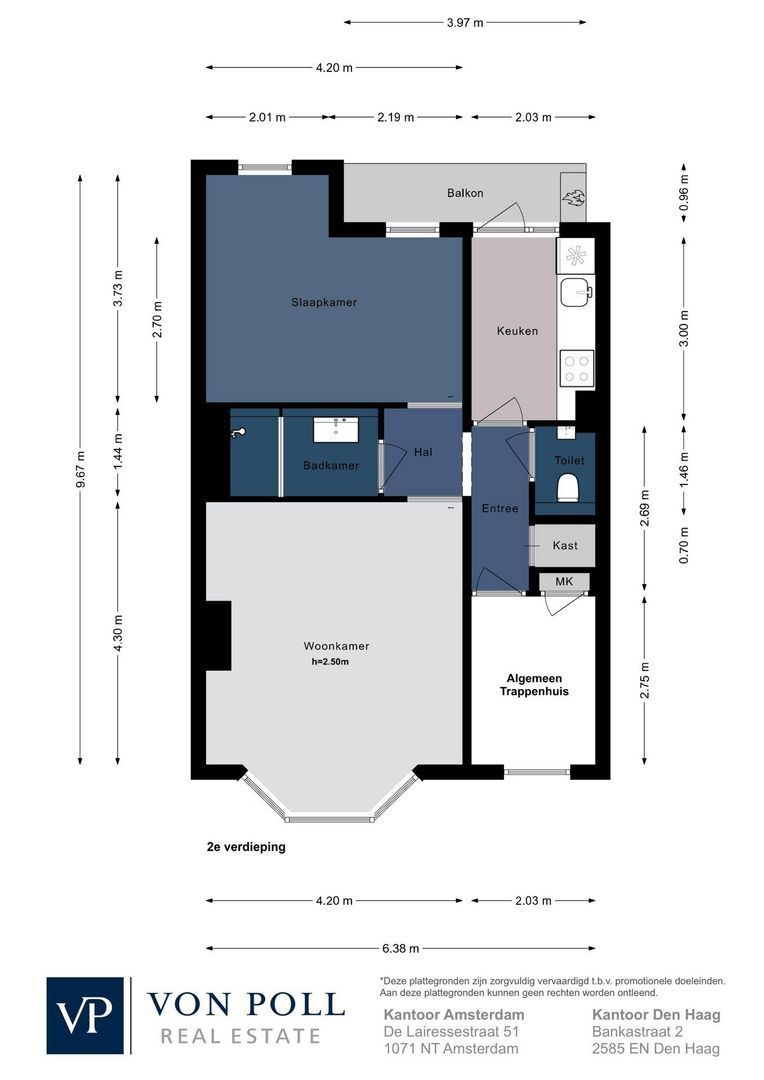 Van Hilligaertstraat 186, Amsterdam plattegrond-1