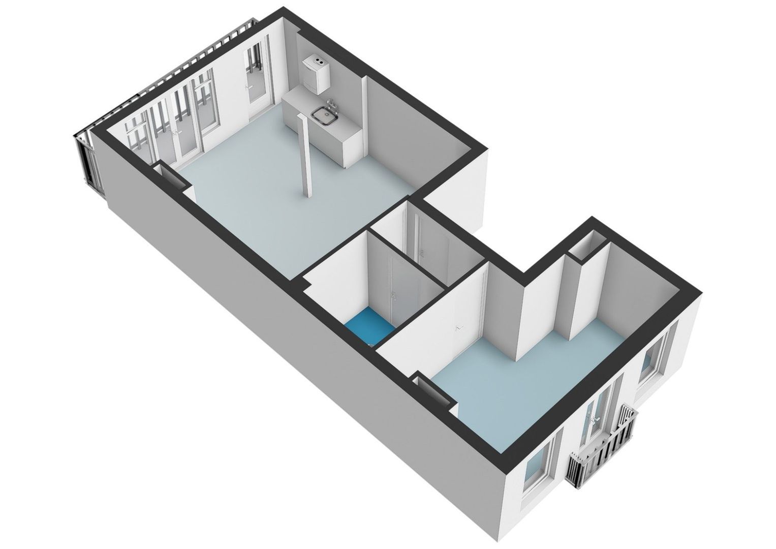Staringstraat 30 1, Amsterdam plattegrond-2