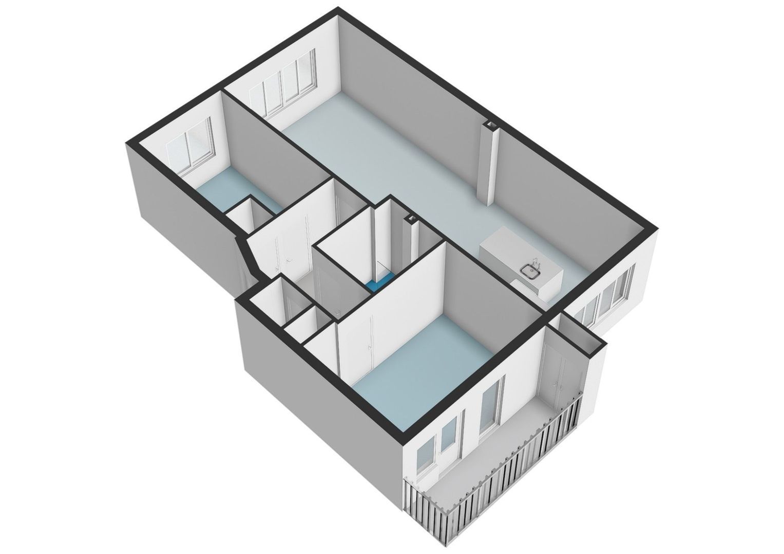 Karel du Jardinstraat 16 1, Amsterdam plattegrond-1