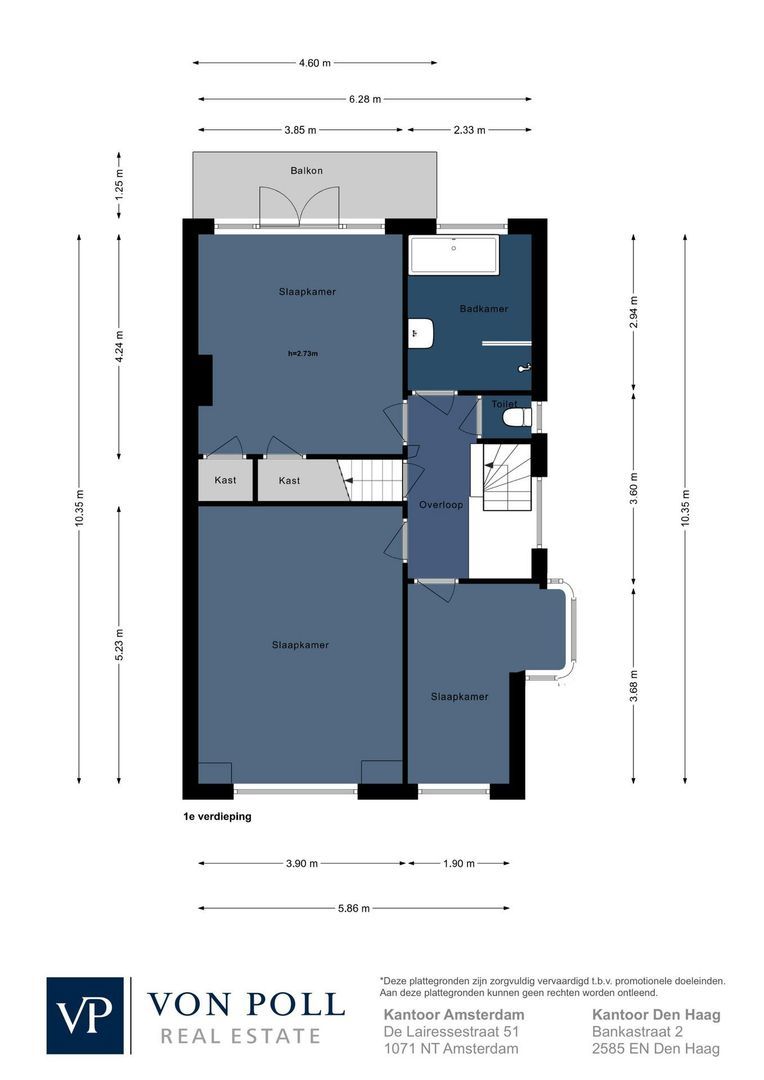 Amsterdamseweg 282, Amstelveen plattegrond-1