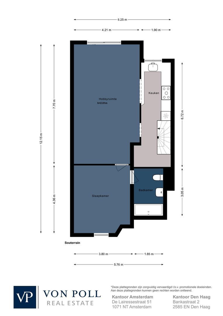 Amsterdamseweg 282, Amstelveen plattegrond-3
