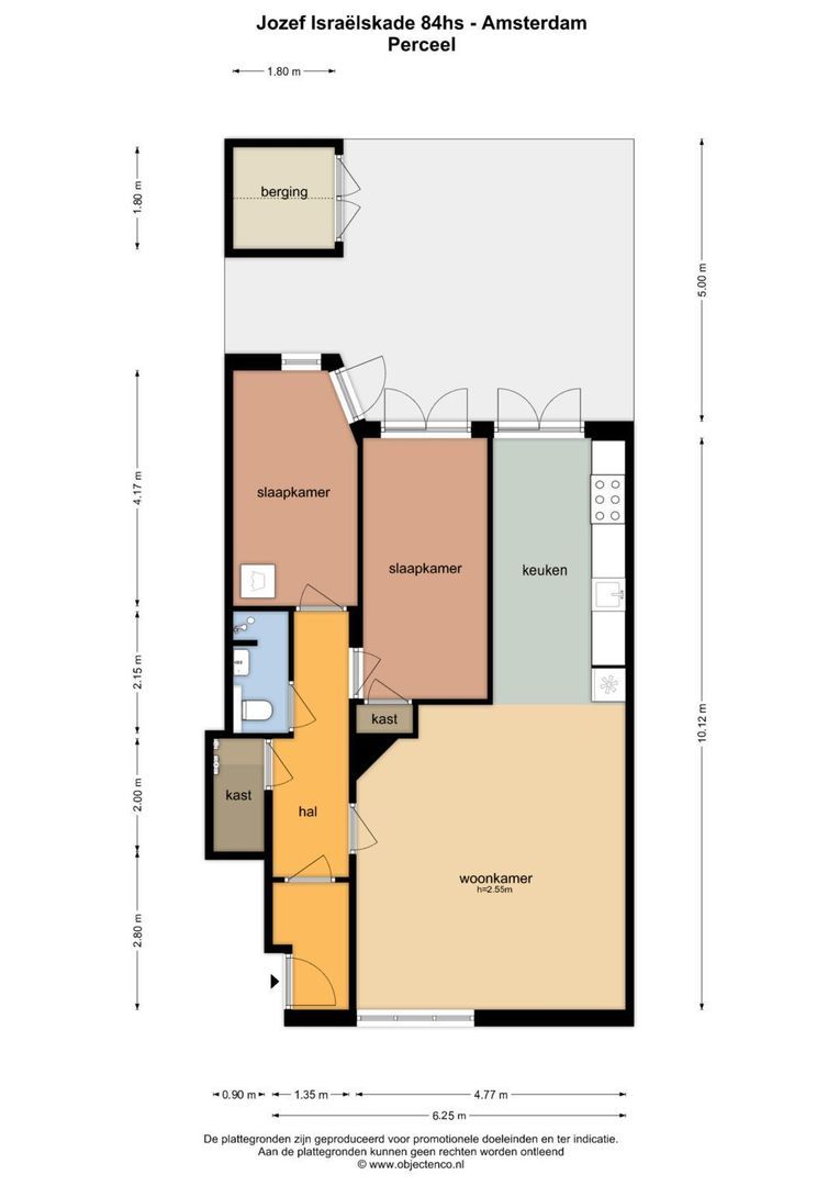Jozef Israëlskade 84 H, Amsterdam plattegrond-9