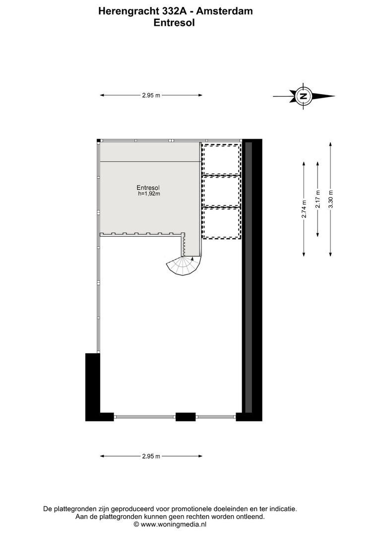 Herengracht 332 A, Amsterdam plattegrond-3