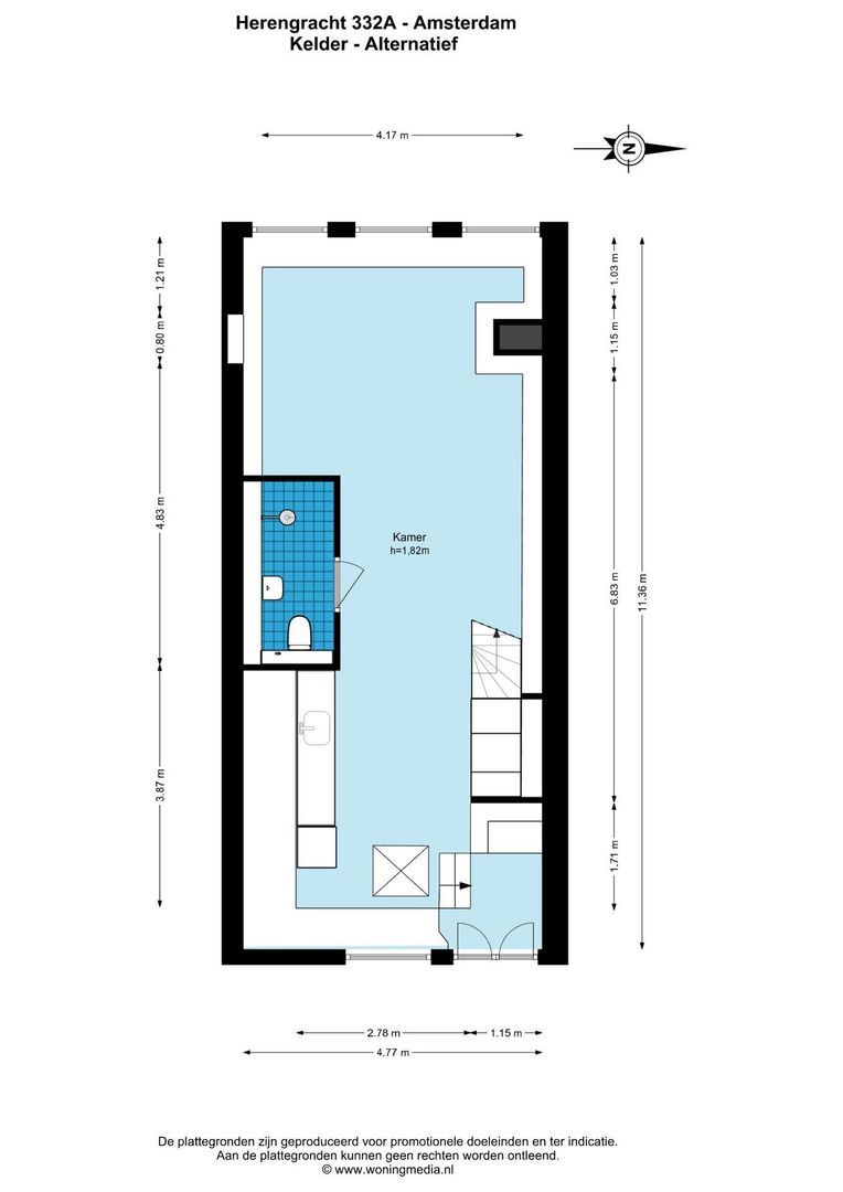 Herengracht 332 A, Amsterdam plattegrond-15