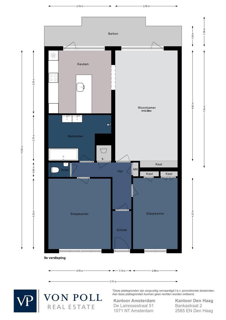 Bolestein 290, Amsterdam plattegrond-0
