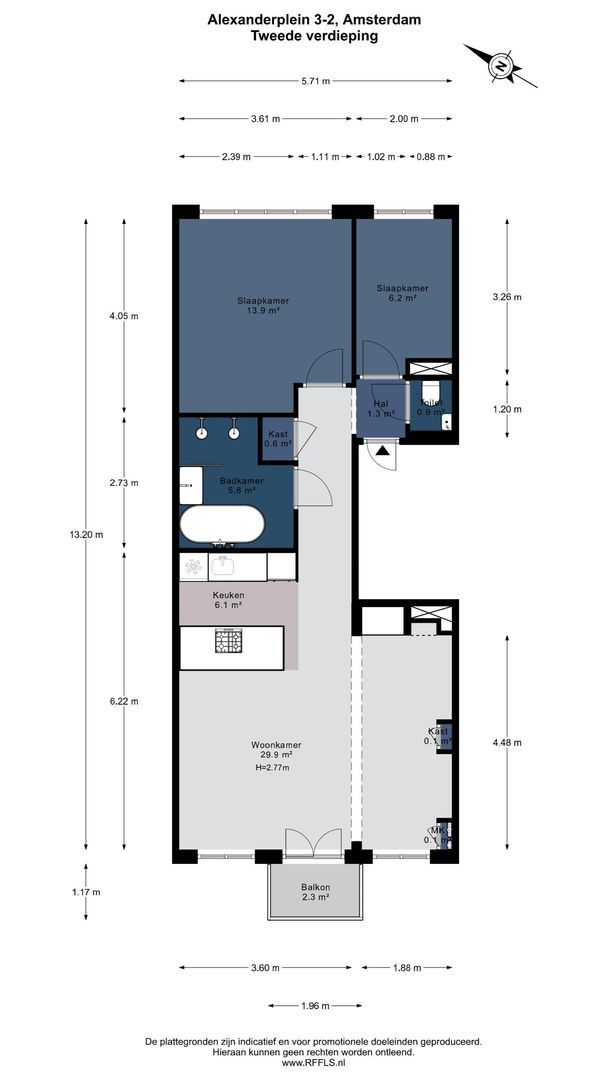 Alexanderplein 3 2, Amsterdam plattegrond-0