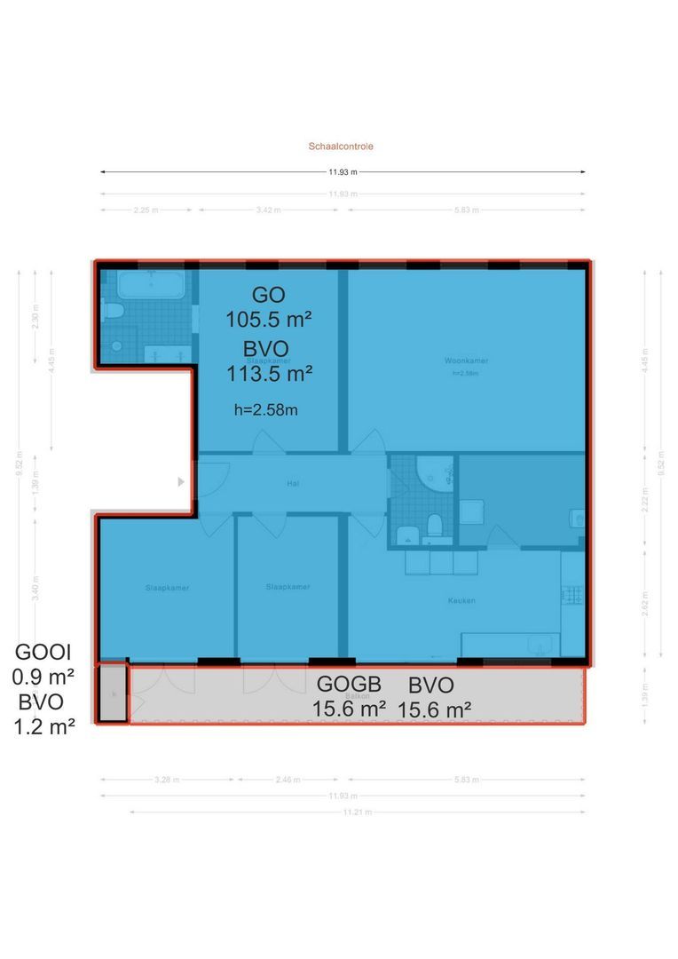 Tweede Kostverlorenkade 131 2, Amsterdam plattegrond-3