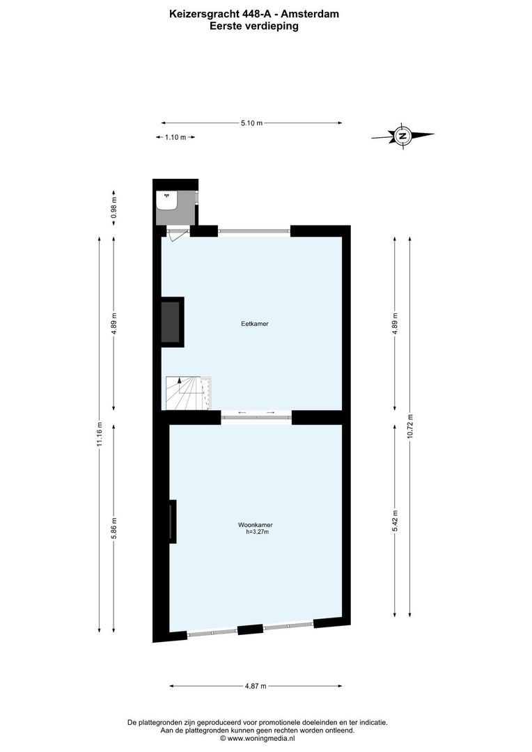 Keizersgracht 448 A* 0 ong, Amsterdam plattegrond-0