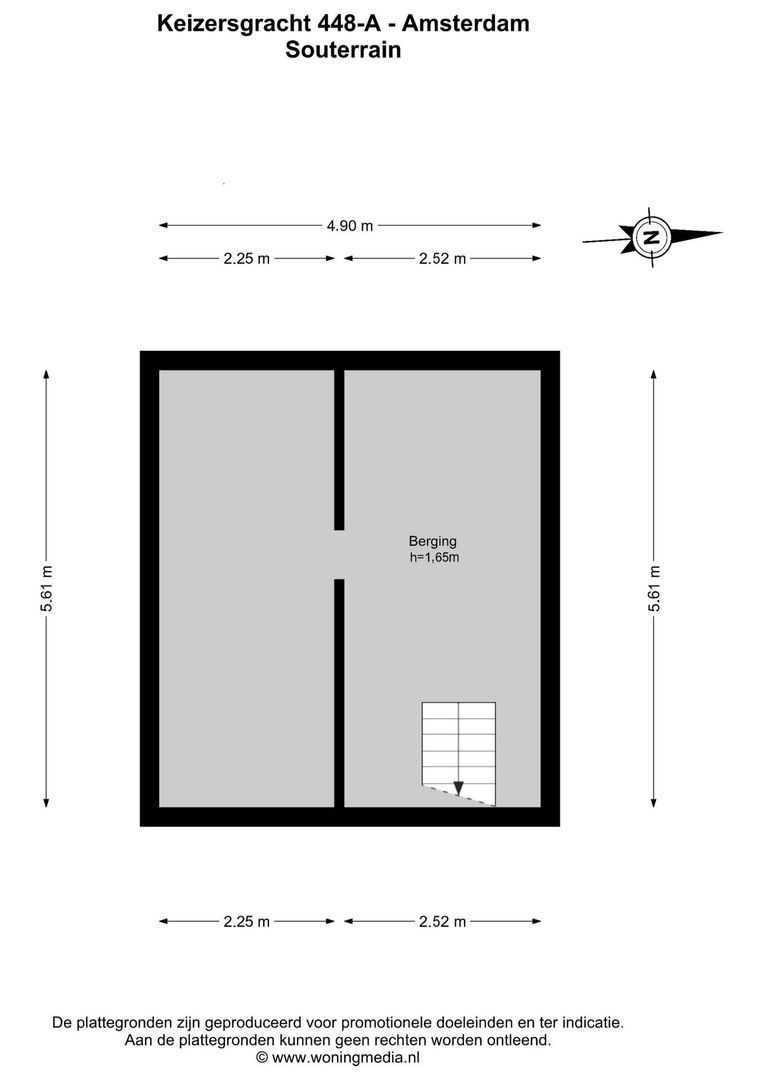 Keizersgracht 448 A* 0 ong, Amsterdam plattegrond-5