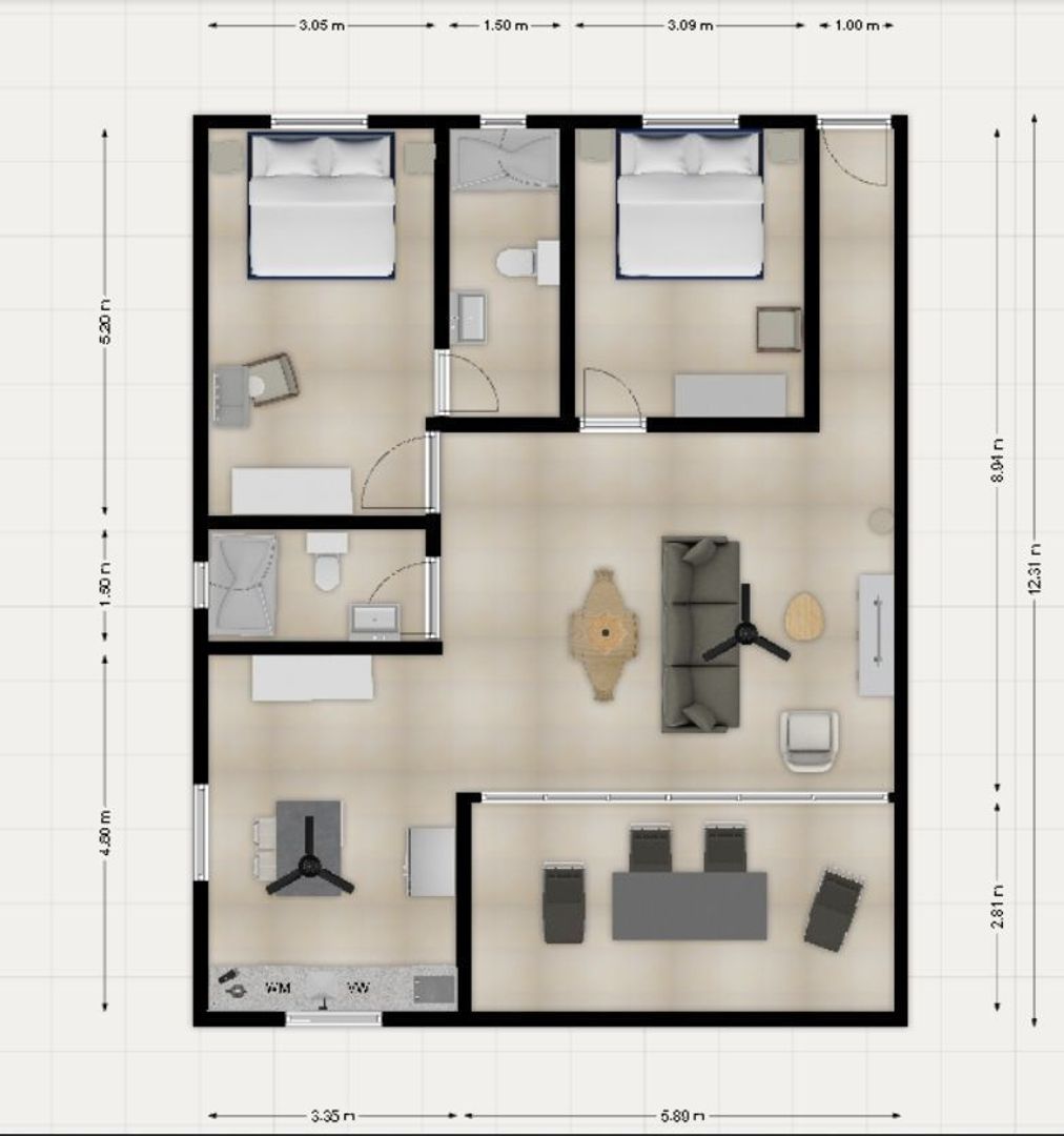 Elisabeth Resort, Vredenberg plattegrond-0
